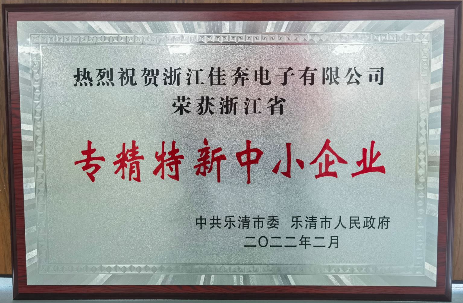 浙江省专精特新中小企业
